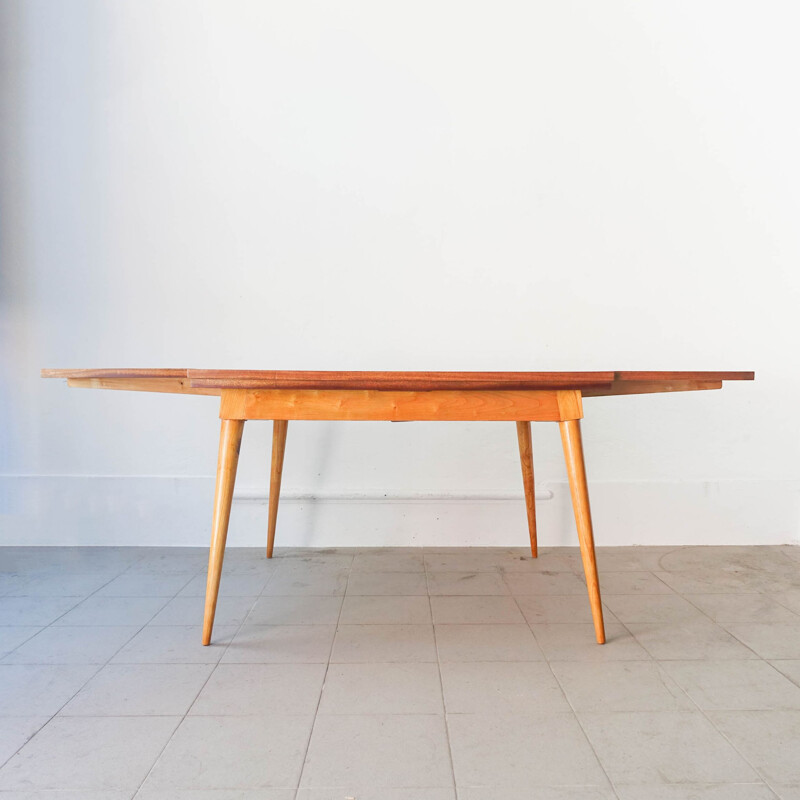 Vintage Portuguese dining table, 1950s