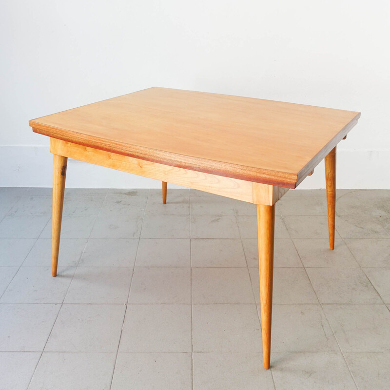 Vintage Portuguese dining table, 1950s