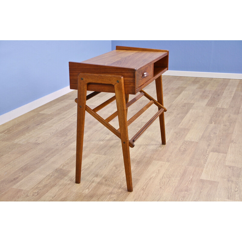 Danish vintage side table in teak, 1960s