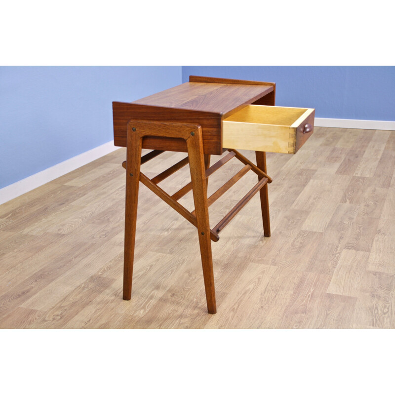 Danish vintage side table in teak, 1960s