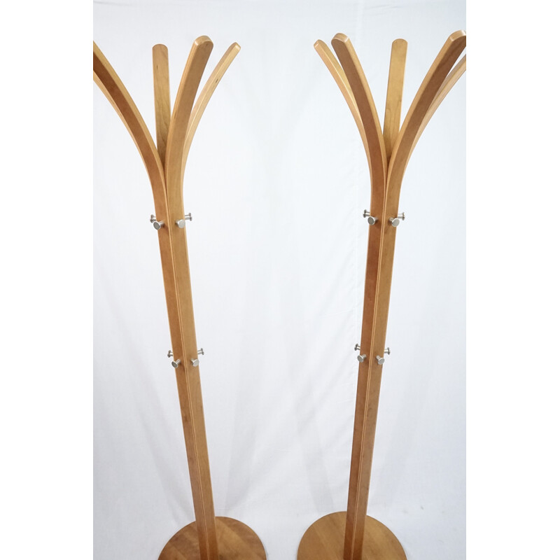 Pair of mid-century model 15 coat racks by Aksel Kjersgaard for Aksel Kjersgaard Odder