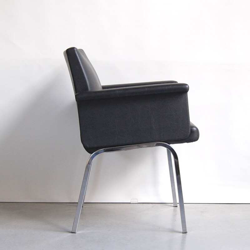 Vintage-Sessel "Michigan" aus verchromtem Stahl von Guy Bernard für Meurop, 1960