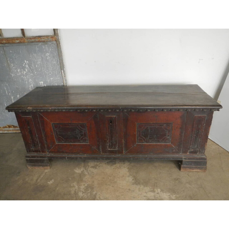 Mid century walnut chest, 1800s