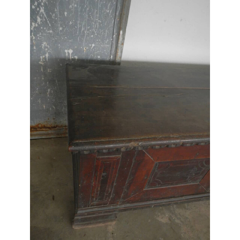 Mid century walnut chest, 1800s