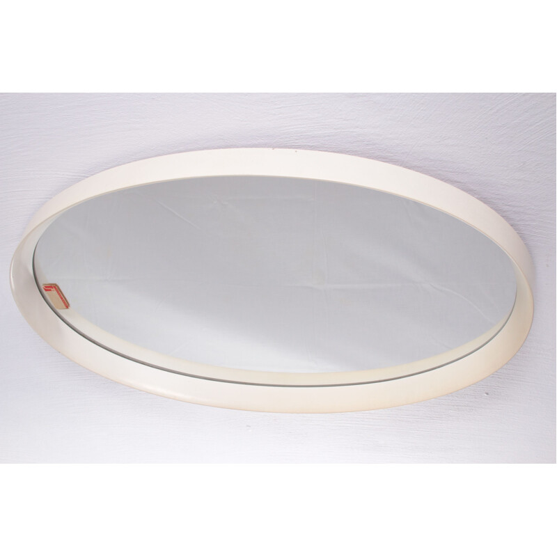 Vintage oval mirror, 1960s