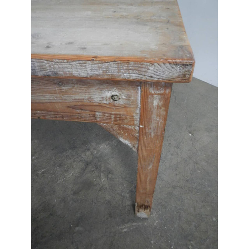 Larch wood vintage table