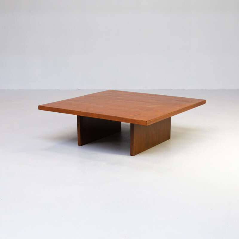 Bamboo vintage coffee table by Axel Vervoordt, Belgium 1980s