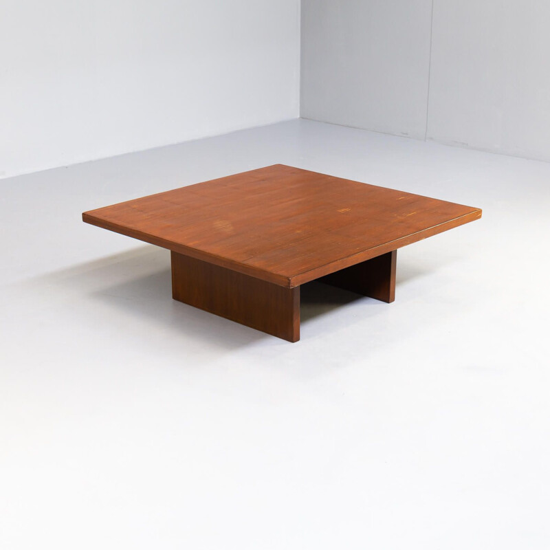 Bamboo vintage coffee table by Axel Vervoordt, Belgium 1980s