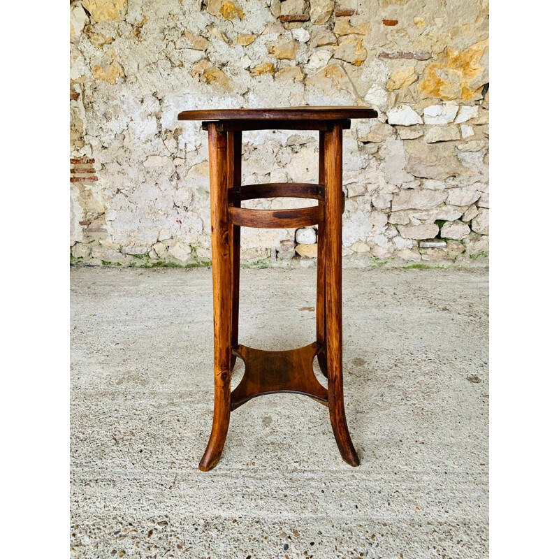 Vintage bentwood side table, 1940-1950s