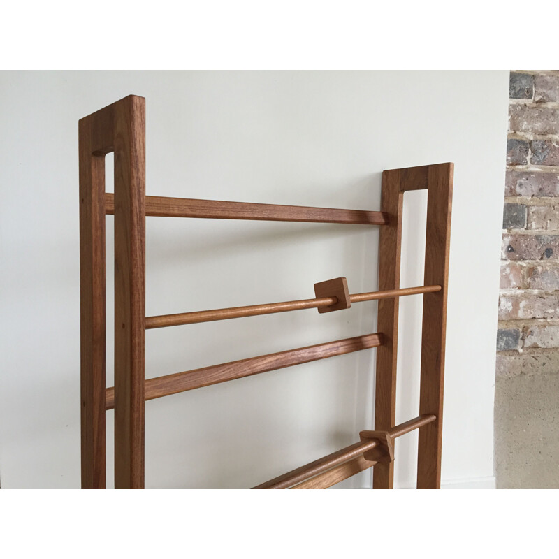 Scandinavian vintage shelf in solid teak