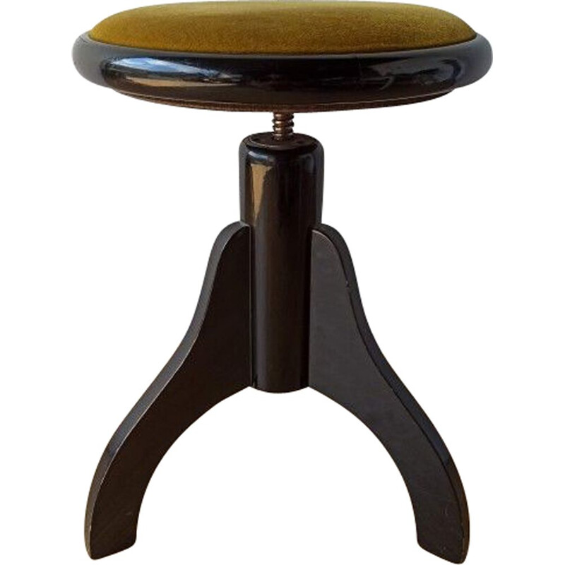 Swivel vintage stool for Piano Retro, 1980s