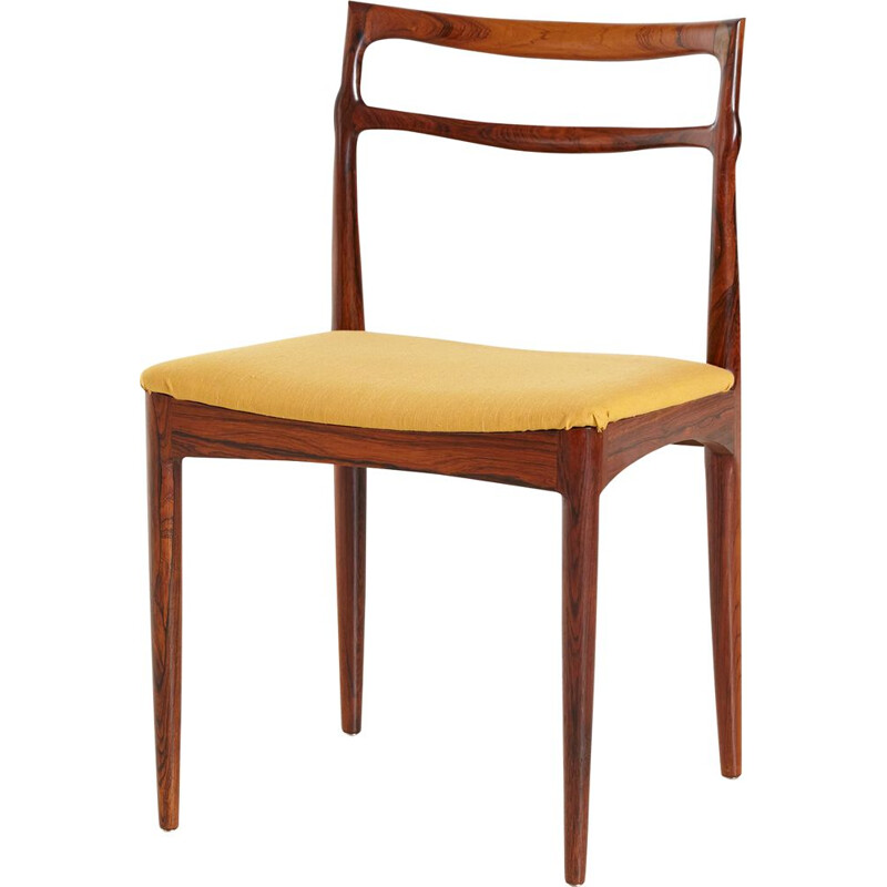 Cadeira Vintage Rosewood por Johannes Andersen para Christian Linneberg Møbelkfabrik, 1960