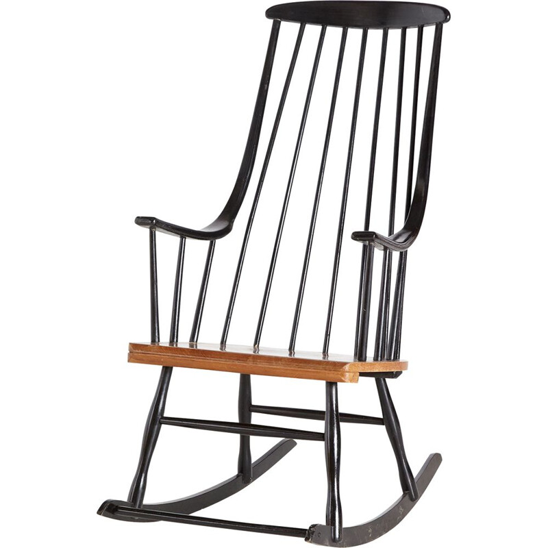 Chaise à bascule Grandessa vintage de Lena Larsson, 1960