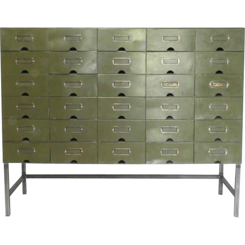 Mid century post box cabinet