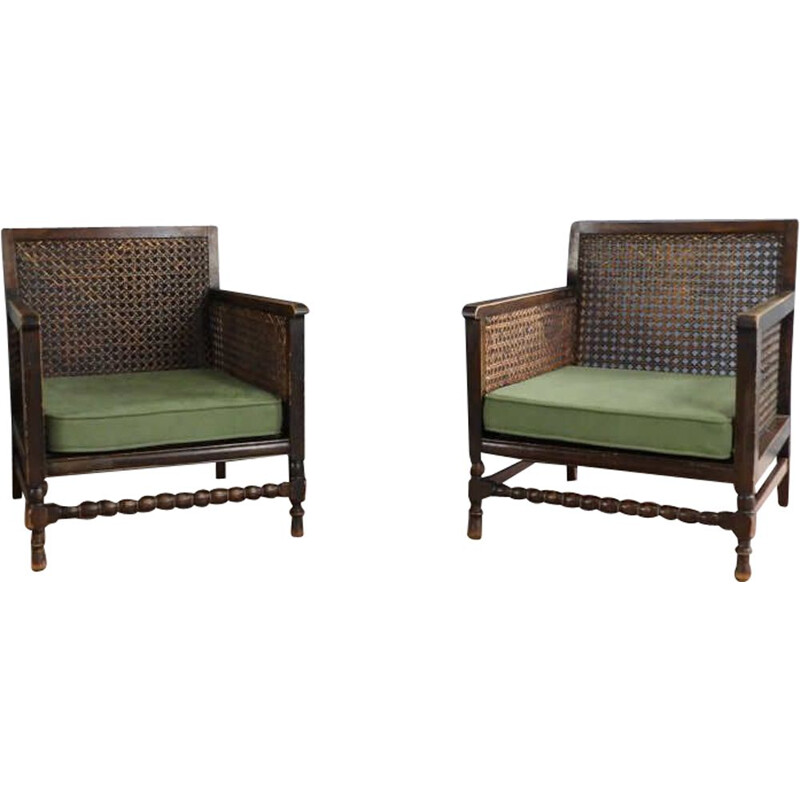 Pair of mid century armchairs by Van Ewijk