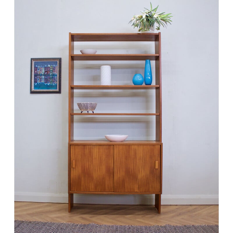 Vintage teak bookcase, Denmark 1970