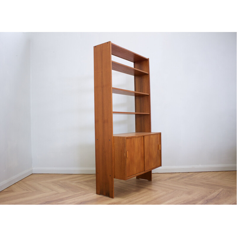 Vintage teak bookcase, Denmark 1970