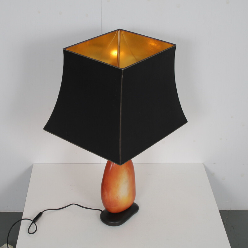 Vintage table lamp by Francois Chatain, France 1960