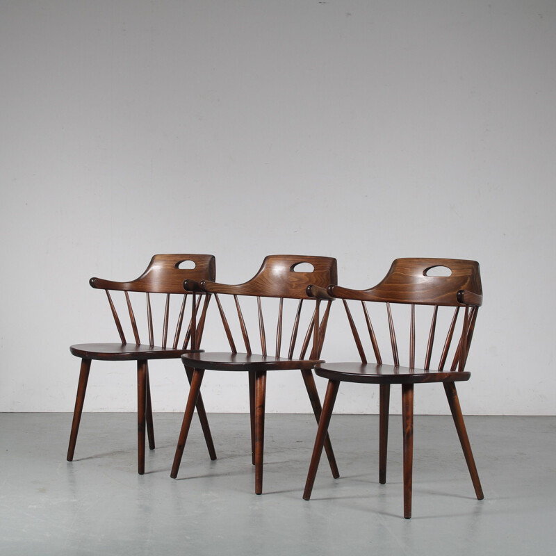 Vintage chairs by Yngve Ekström for Stolab, Denmark 1960