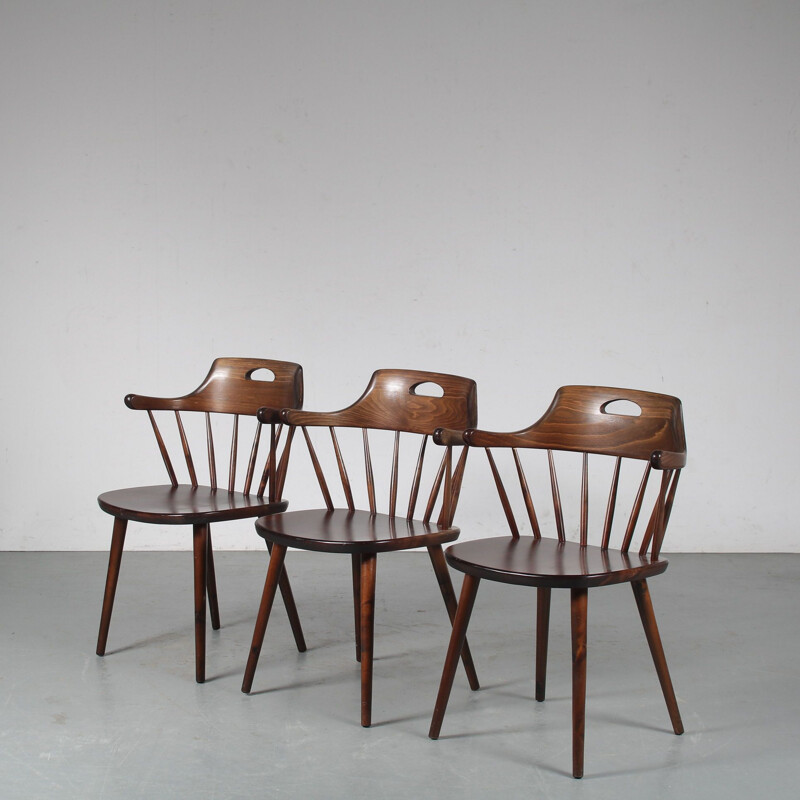 Vintage chairs by Yngve Ekström for Stolab, Denmark 1960