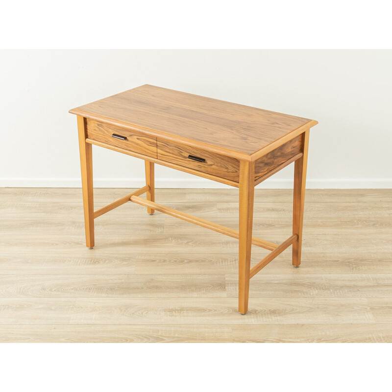 Vintage walnut desk, Germany 1960