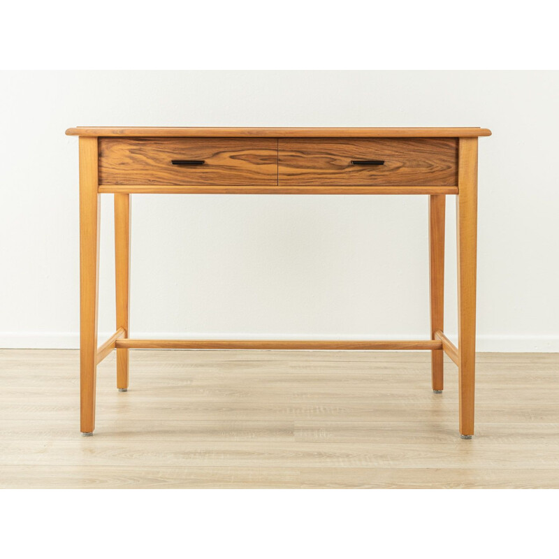 Vintage walnut desk, Germany 1960