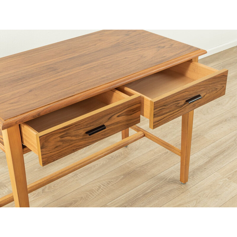 Vintage walnut desk, Germany 1960