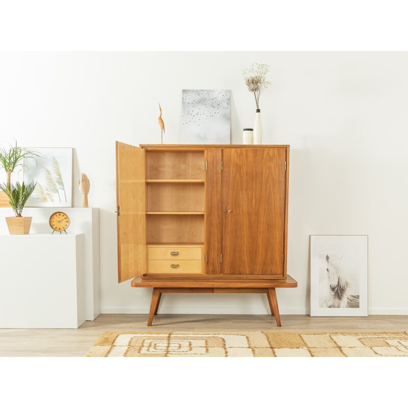 Vintage walnut wardrobe by Musterring, Germany 1950