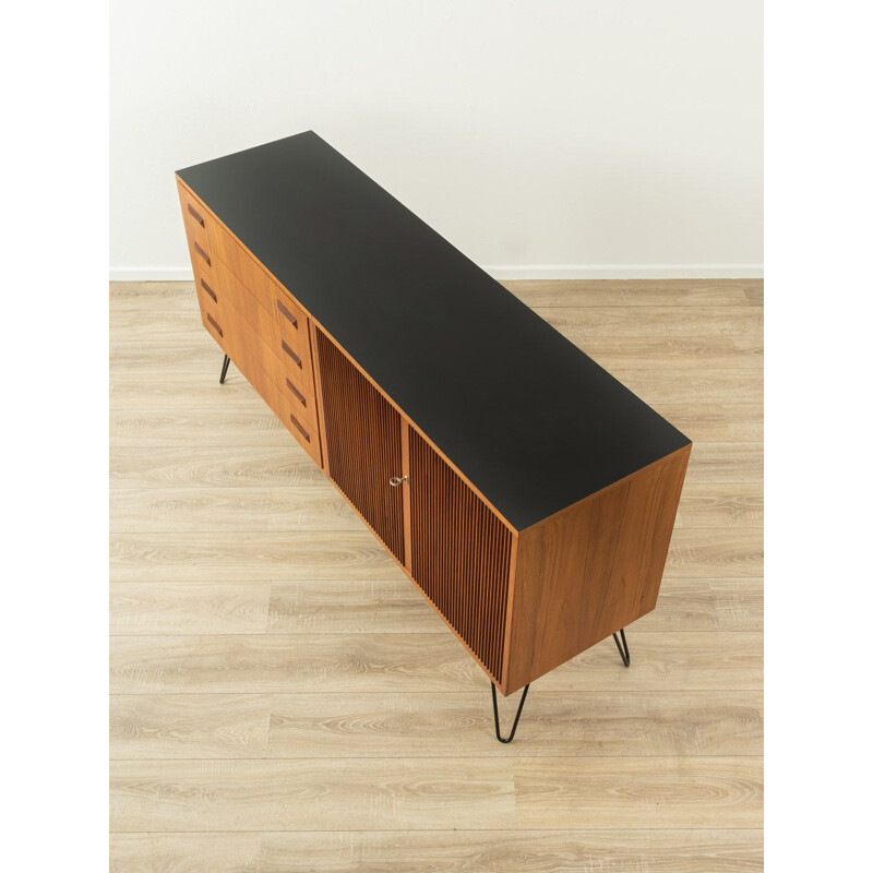 Vintage teak highboard from DeWe, Germany 1960