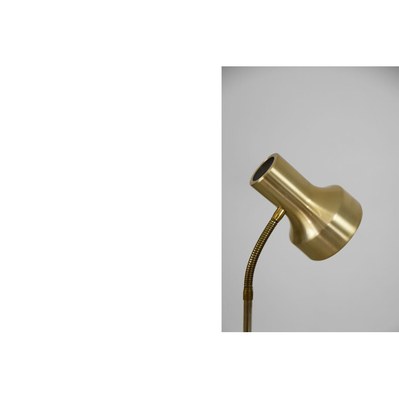 Vintage brass floor lamp by Montör, Sweden 1970