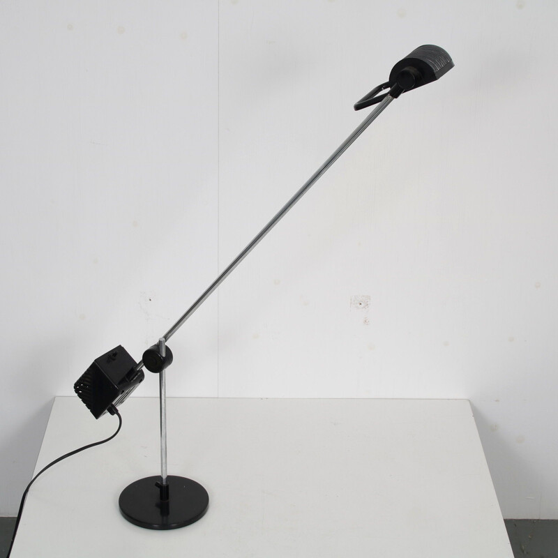 Mid century adjustable desk lamp by De Pas, d'Urbino and Lomazzi for Stilnovo, Italy 1970s