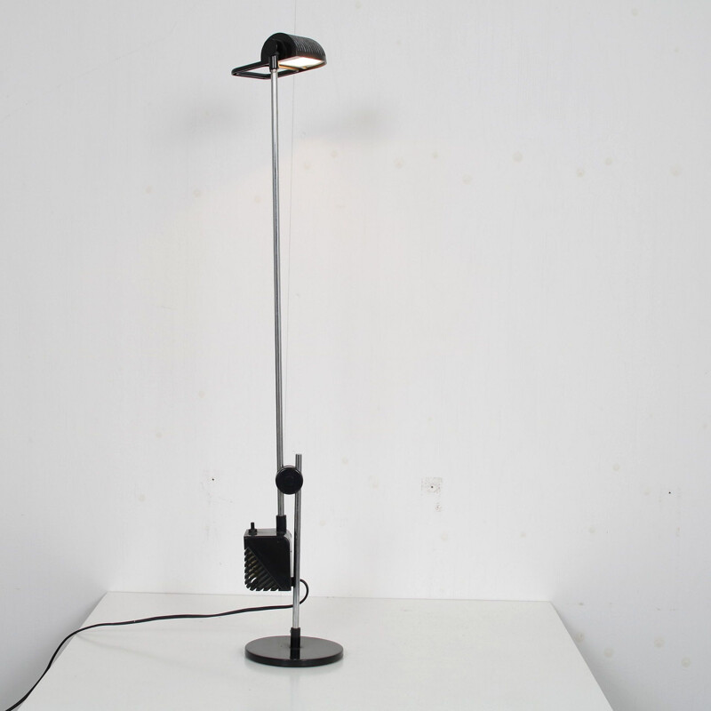 Italian MID-CENTURY Arteluce EAMES Stilnovo DECO Eames TABLE LAMP Light BLACK ADJUST 