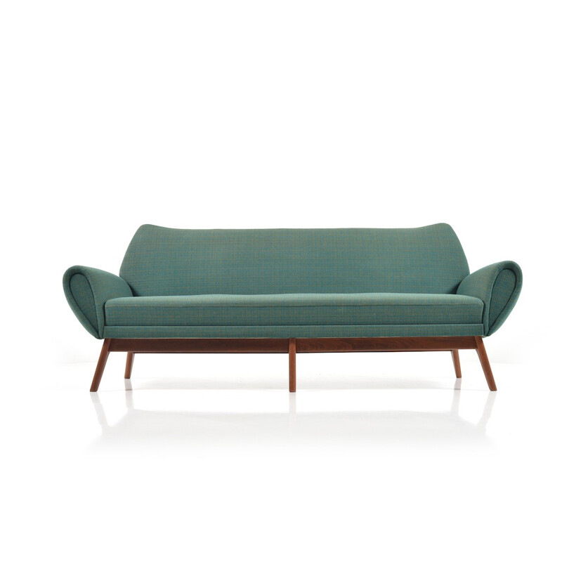 Danish 3-seater sofa in teak and fabric, Kurt ØSTERVIG - 1960s