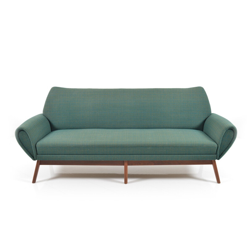 Danish 3-seater sofa in teak and fabric, Kurt ØSTERVIG - 1960s