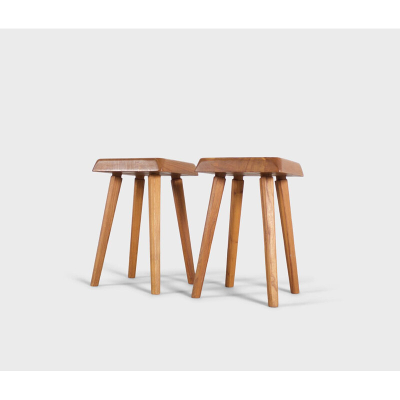 Pair of vintage stools by Chapo, 1969