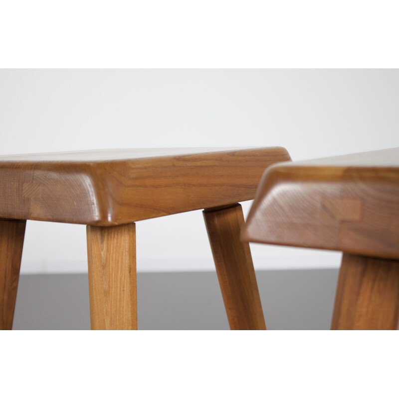 Pair of vintage stools by Chapo, 1969