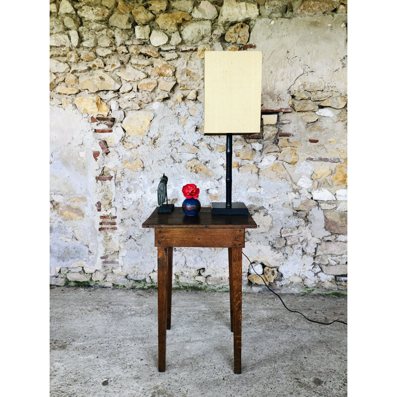 Vintage wooden farmhouse console, 1940-1950s