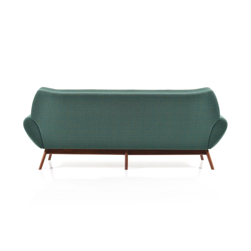 Danish 3-seater sofa in teak and fabric, Kurt ØSTERVIG - 1960s