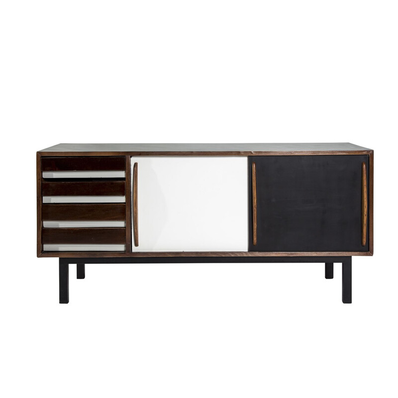 Vintage Cansado sideboard in ash by Charlotte Perriand for Steph Simon, 1950