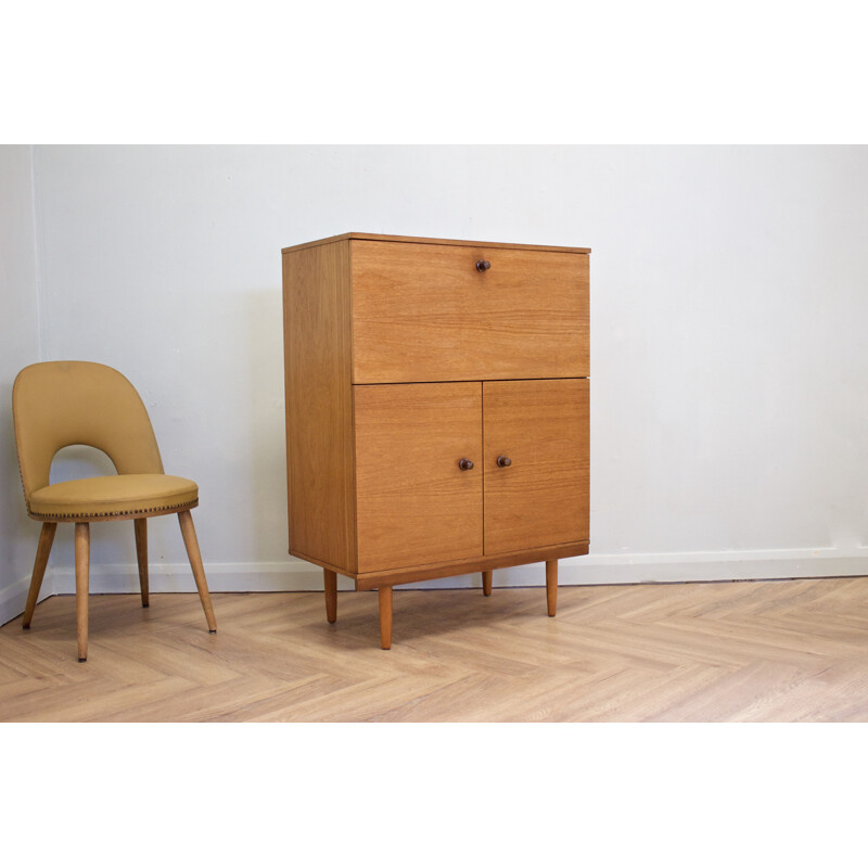 Teak vintage bar from Avalon, UK 1960s