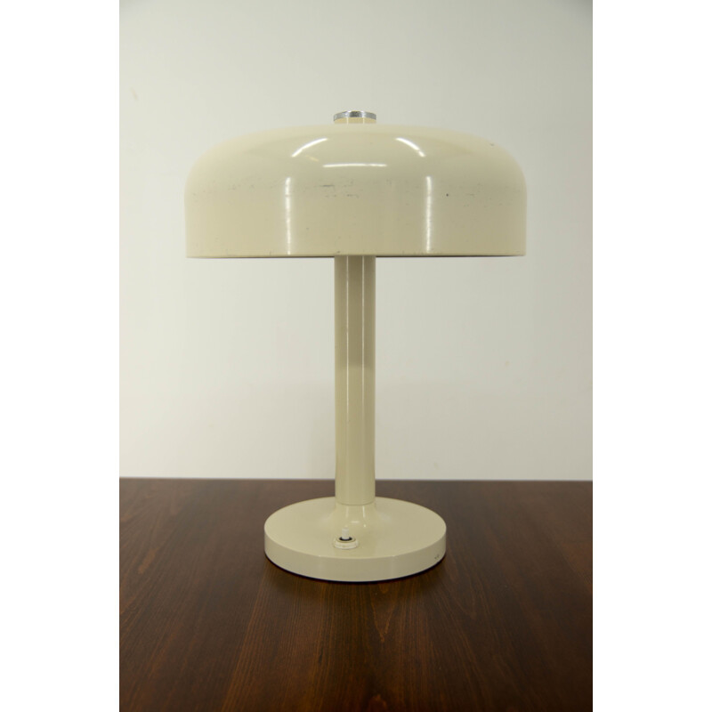 Lampe de table vintage blanche par Napako, 1970