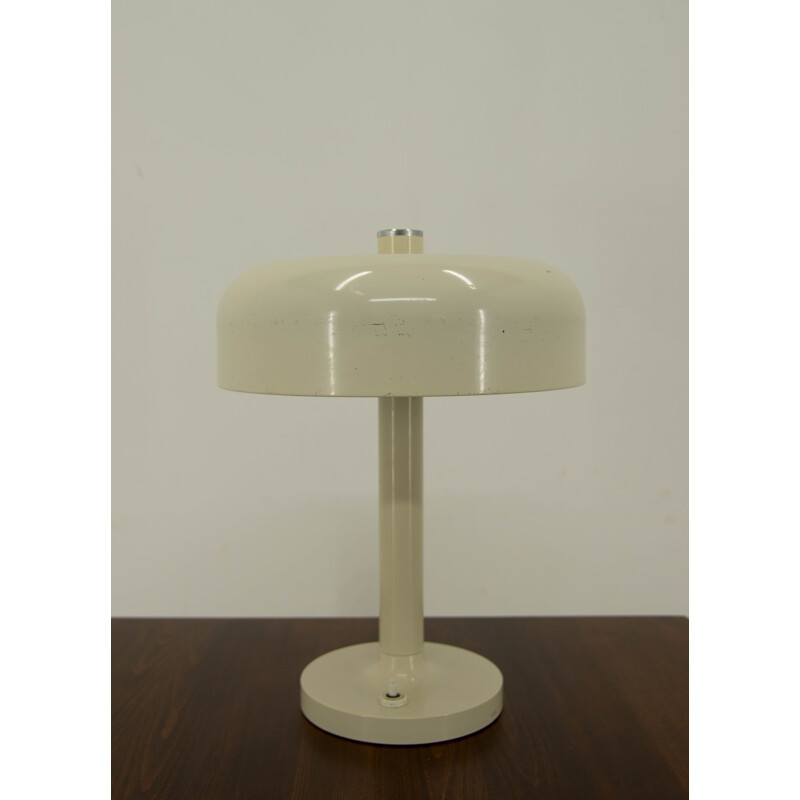 Mid-century white table lamp by Napako, 1970s