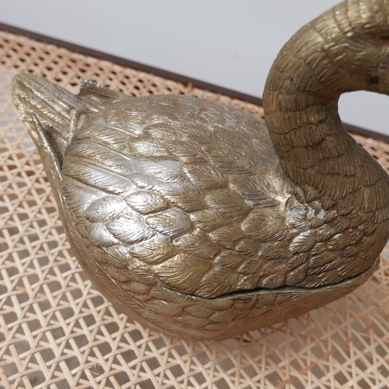 Vintage duck-shaped ice bucket by Mauro Manetti, Italy 1960