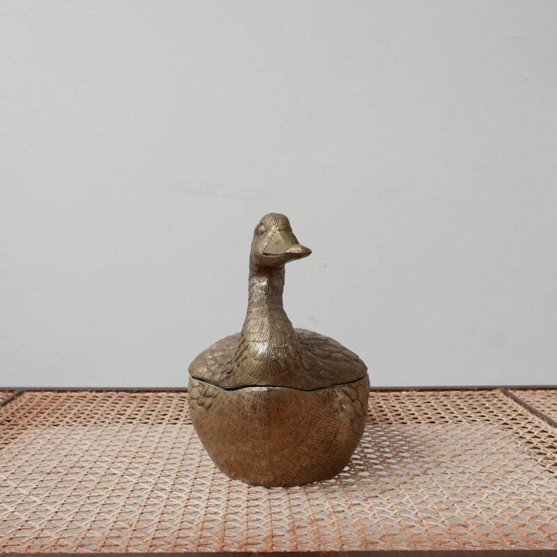 Vintage duck-shaped ice bucket by Mauro Manetti, Italy 1960