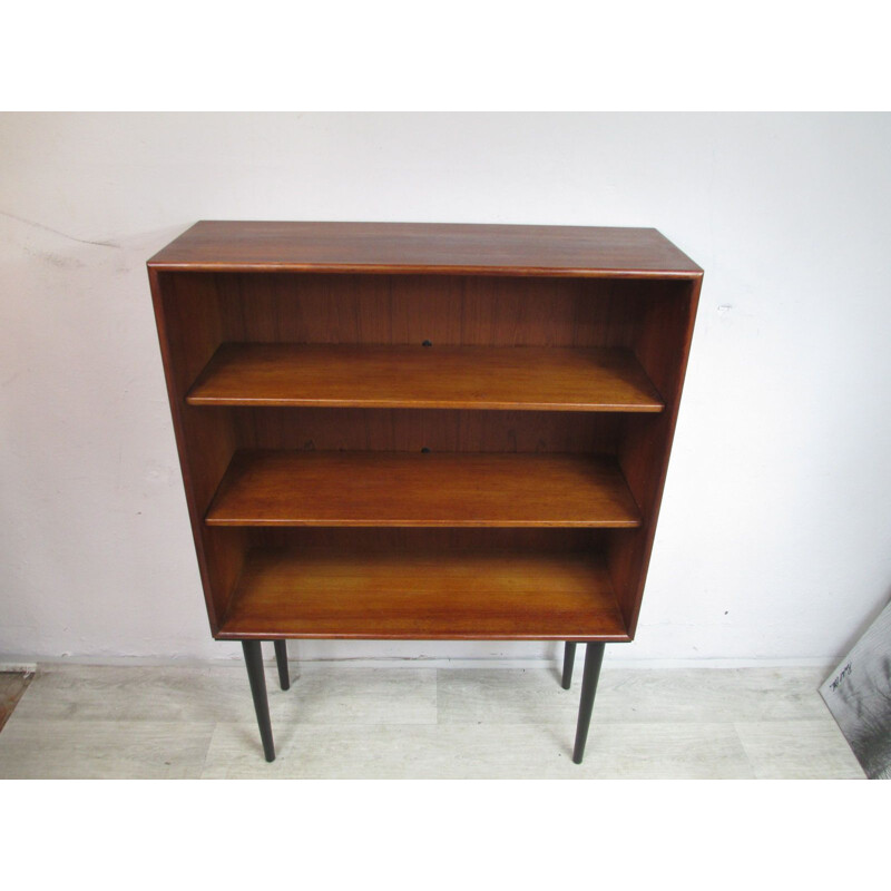 Vintage teak bookcase, Sweden 1970