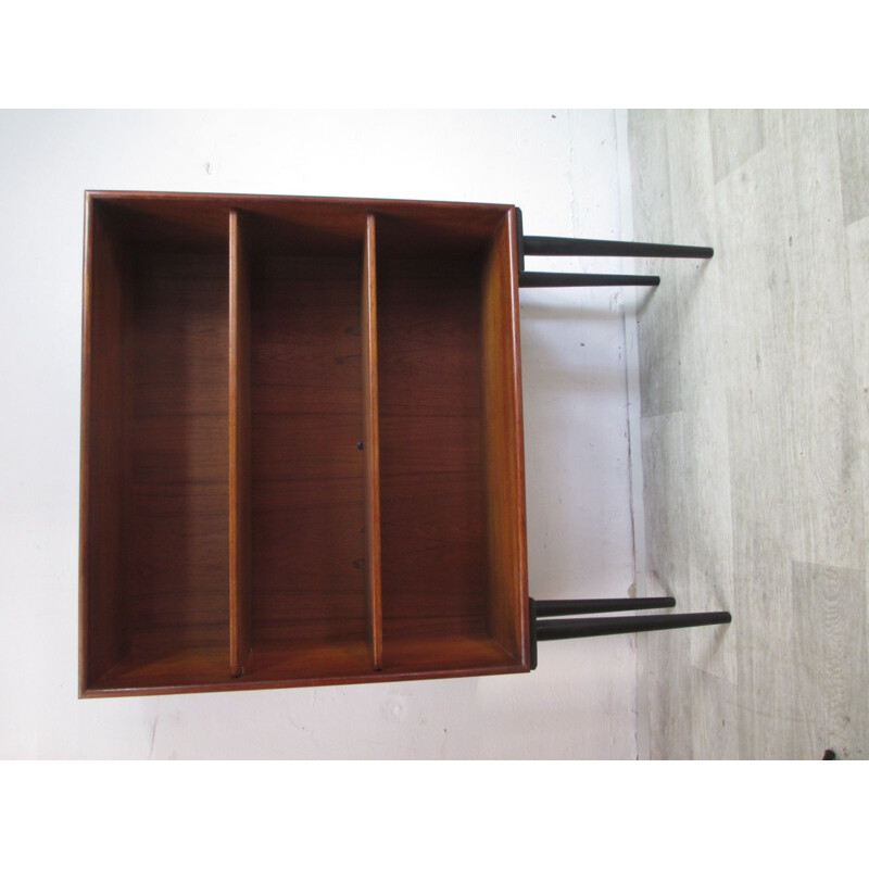 Vintage teak bookcase, Sweden 1970