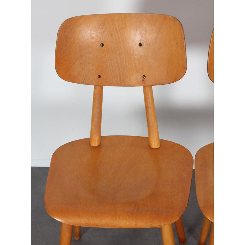 Pair of vintage chairs by Ton, Czech Republic 1960s