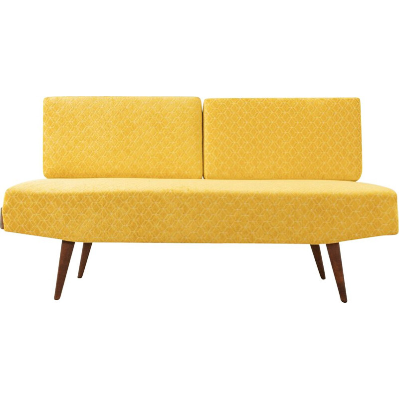 Vintage yellow sofa, Germany 1950