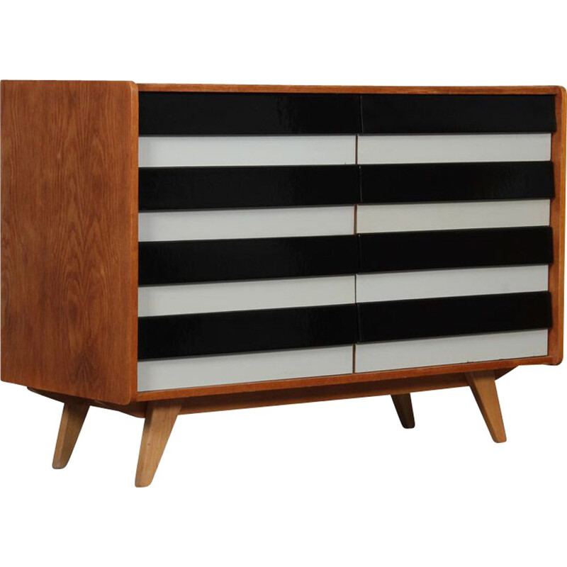 Vintage chest of drawers model U-453 by Jiri Jiroutek for Interier Praha, Czech Republic 1960s