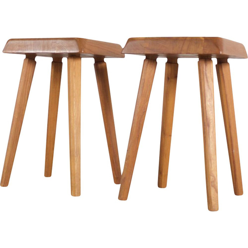 Pair of vintage stools by Chapo, 1969